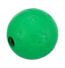 Іграшка для собак Trixie М'яч для ласощів Натуральна гума Зелений 6 см (4011905349404)
