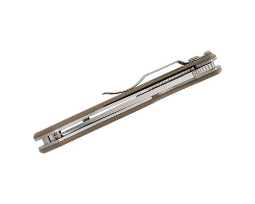 Ніж Spyderco Tenacious M4 Serrated Brown G10 (C122GBNM4PS)