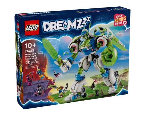 Конструктор LEGO DREAMZzz Матео й лицарський бойовий робот Зет-Блоб (71485)