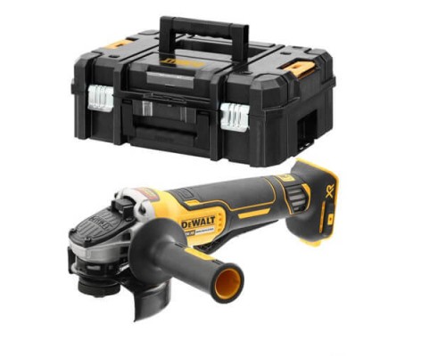Шліфувальна машина DeWALT 18В XR Li-lon, 125 мм, 9000 об/хв, вага 1.74 кг, TSTAK (без АКБ та ЗП) (DCG406NT)