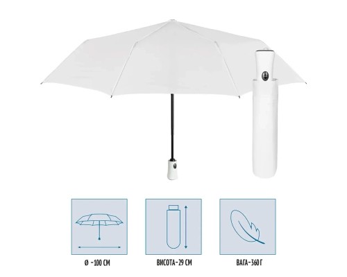 Парасоля Perletti Ombrelli promozionali Складана Автоматична З системою антивітер (96009-04)