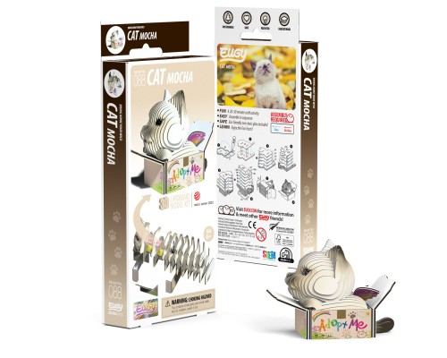 Пазл Eugy 3D Зоопарк Кошеня сіамське (XEG-088)