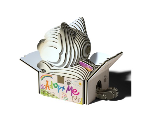 Пазл Eugy 3D Зоопарк Кошеня сіамське (XEG-088)