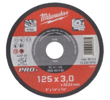 Круг відрізний Milwaukee по металу, SC 41/125х3 PRO+, 125мм (4932451492)