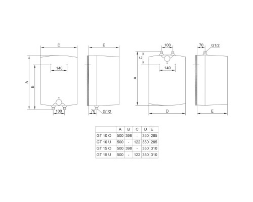 Бойлер TIKI Mini PBT 15V9 (GT15UMINI_TIKI) (700189)