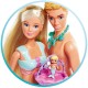 Лялька Simba набір Штеффі-вагітна та Кевін Сім''я русалок з малюком, аксесуари (5733524)