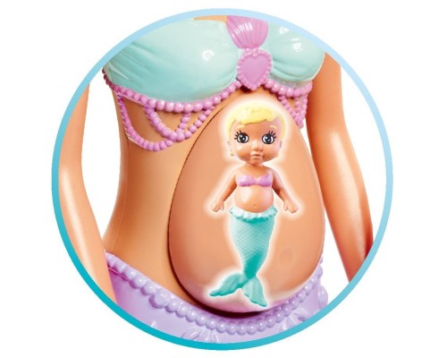 Лялька Simba набір Штеффі-вагітна та Кевін Сім''я русалок з малюком, аксесуари (5733524)