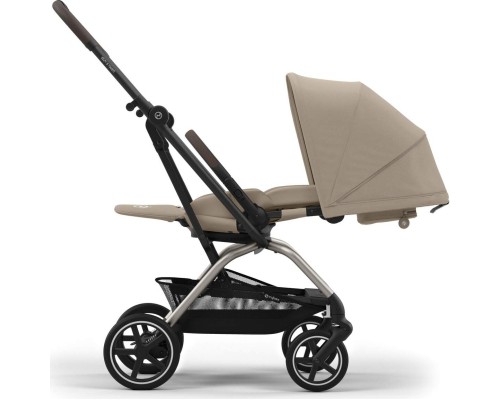 Коляска Cybex Eezy S Twist+ 2 TPE B Almond Beige (з бампером) (524000127)