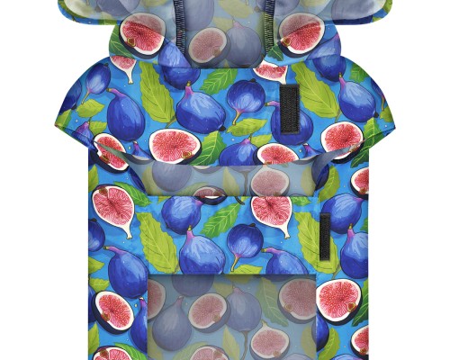 Дощовик для тварин WAUDOG Clothes Накидка з капюшоном Інжир XS (355-4053)