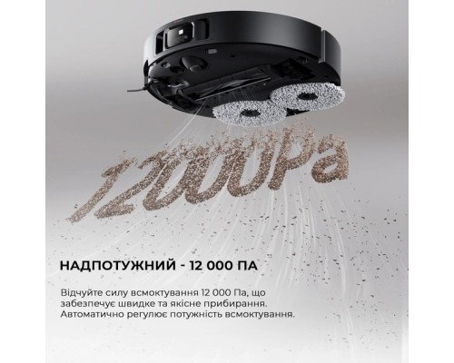 Пилосос Dreame Bot X40 Ultra Complete Black (RLX63CE-2-Bl)