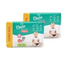 Підгузки Dada Extra Soft 6 XL (15+ кг) 112 шт (2 упаковки по 56 шт) (4820174989514)