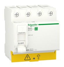Диференціальний автоматичний вимикач Schneider Electric RESI9 4P 40A 30mA (R9R51440)