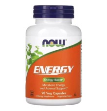 Вітамінно-мінеральний комплекс Now Foods Комплекс для підтримки надниркових залоз та енергії, Energy, 90 (NF3326)