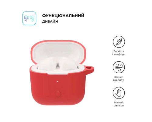 Чохол для навушників Armorstandart Hang Case для Xiaomi Redmi Buds 3 Red (ARM67081)