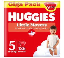 Підгузки Huggies Little Movers 5 (11-25 кг) M-pack, 126 шт (5029053583419)