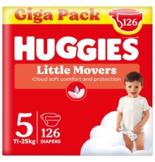 Підгузки Huggies Little Movers 5 (11-25 кг) M-pack, 126 шт (5029053583419)