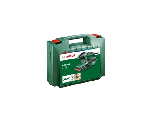 Шліфувальна машина Bosch PSS 200 AC 200Вт, платформа 93x230, 24000кол/хв, 1.6кг (0.603.340.100)