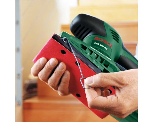 Шліфувальна машина Bosch PSS 200 AC 200Вт, платформа 93x230, 24000кол/хв, 1.6кг (0.603.340.100)