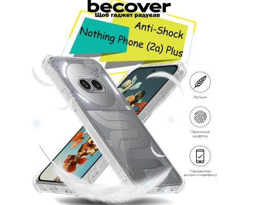 Чохол до мобільного телефона BeCover Anti-Shock Nothing Phone (2a) Plus Clear (713160)