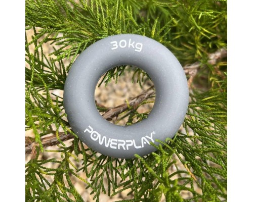 Еспандер PowerPlay PP-4324 Hand Grip Ring X-Hard 30 кг Сірий (PP_4324_30kg)