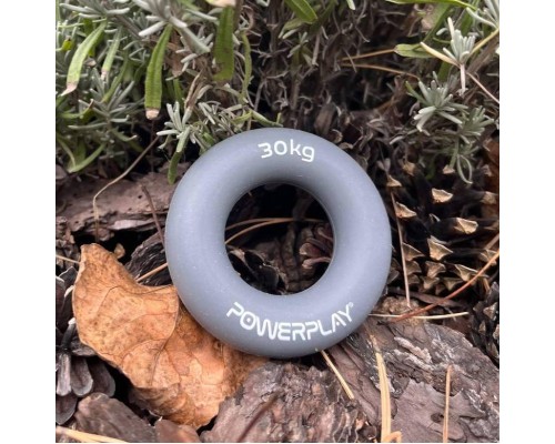 Еспандер PowerPlay PP-4324 Hand Grip Ring X-Hard 30 кг Сірий (PP_4324_30kg)