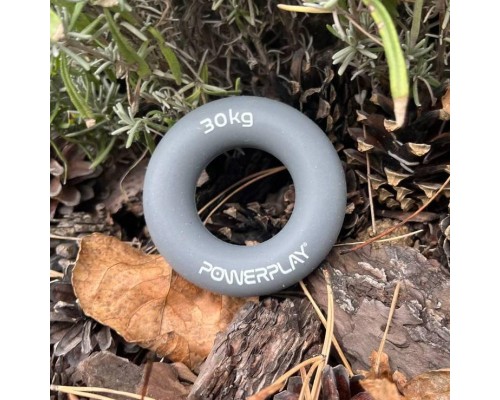 Еспандер PowerPlay PP-4324 Hand Grip Ring X-Hard 30 кг Сірий (PP_4324_30kg)