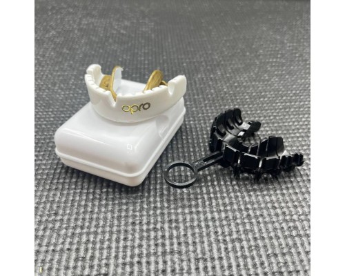 Капа Opro Gold Braces під брекети White/Gold (102506004) (Gold_Braces_Wh/Gold)