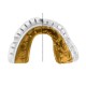 Капа Opro Gold Braces під брекети White/Gold (102506004) (Gold_Braces_Wh/Gold)