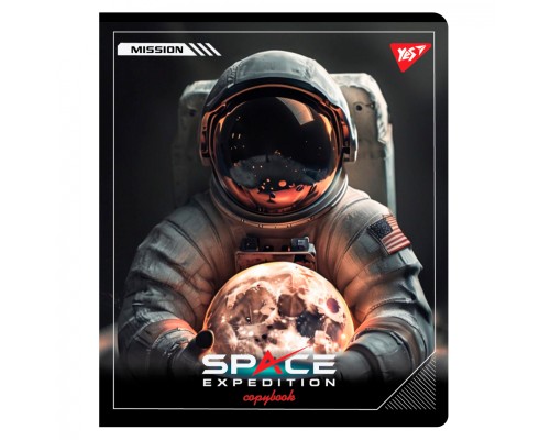 Зошит Yes Space expedition А5 24 аркушів клітинка (767540)