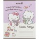 Зошит Kite Hello Kitty, 12 аркушів, коса лінія (HK25-235-1)