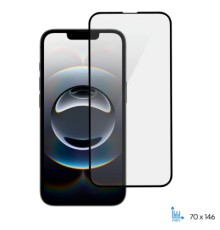 Скло захисне 2E Apple iPhone 16e 2.5D FCFG black (2E-IP-16E.-6.1-SMFCFG-BB)