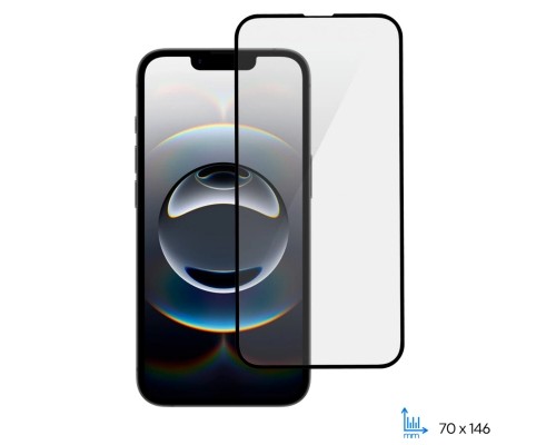 Скло захисне 2E Apple iPhone 16e 2.5D FCFG black (2E-IP-16E.-6.1-SMFCFG-BB)