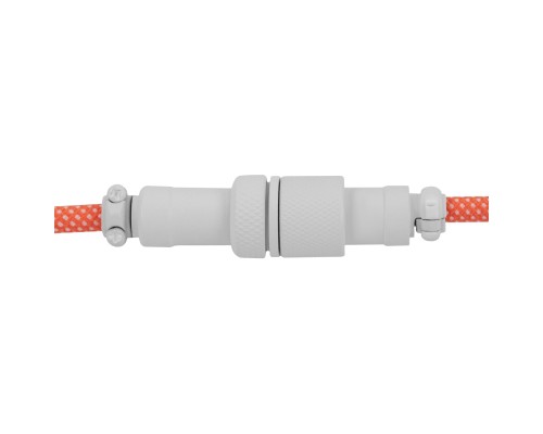 Дата кабель USB-C + USB A to USB-C 1.36m Coiled Aviator orange Keychron (CAB14_KEYCHRON)