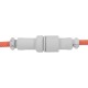 Дата кабель USB-C + USB A to USB-C 1.36m Coiled Aviator orange Keychron (CAB14_KEYCHRON)