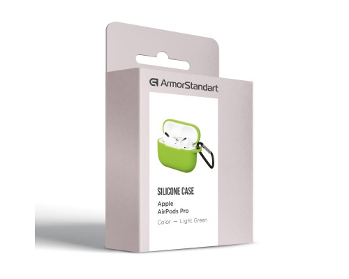 Чохол для навушників Armorstandart Silicone Case для Apple Airpods Pro Light Green (ARM56084)