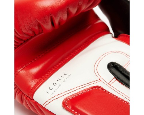 Боксерські рукавички Leone GN208 Iconic Red 10 унцій (GN208_Red_10oz)