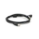 Кабель для принтера USB 2.0 AM/BM 2.0m 90° corner black Ritar (YT-AM/BM90°-2.0B)