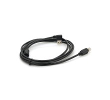 Кабель для принтера USB 2.0 AM/BM 2.0m 90° corner black Ritar (YT-AM/BM90°-2.0B)