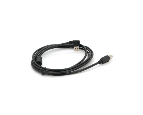 Кабель для принтера USB 2.0 AM/BM 2.0m 90° corner black Ritar (YT-AM/BM90°-2.0B)