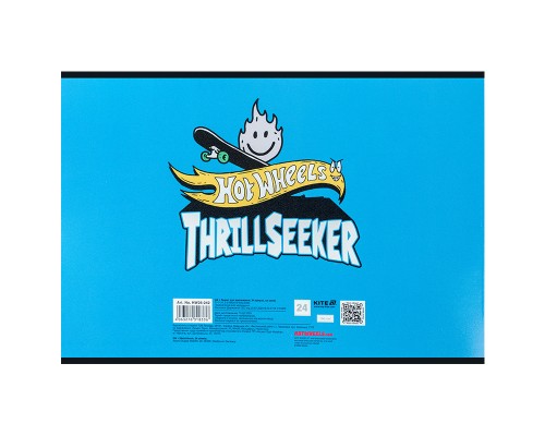 Альбом для малювання Kite Hot Wheels, 24 аркуша (HW25-242)