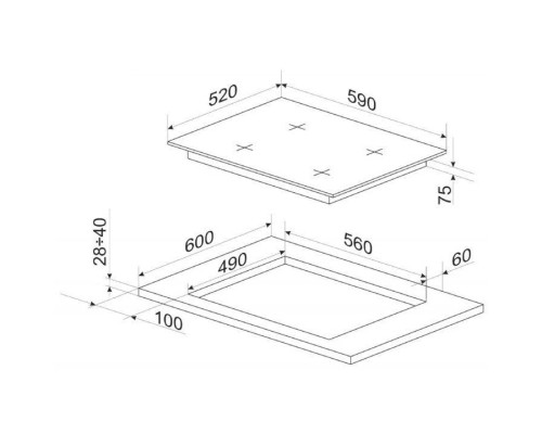 Варочна поверхня Hansa BHGW630502