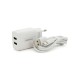 Зарядний пристрій BOROFONE 2xUSB + cable USB to Lightning 2.4A 1.0m white (BA37ALW)