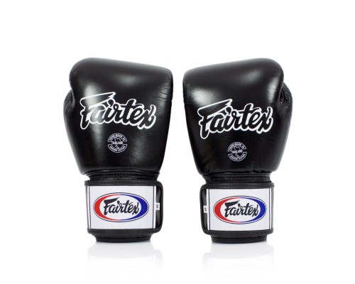 Боксерські рукавички Fairtex BGV1 Black 16 унцій (бинти в комплекті) (BGV1_16oz_Black)
