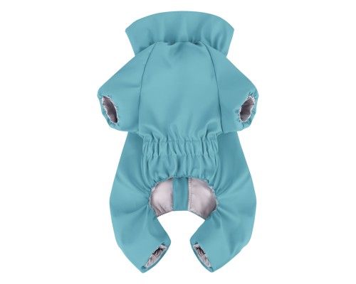 Дощовик для тварин WAUDOG Clothes водонепроникний S40 блакитний (19862)