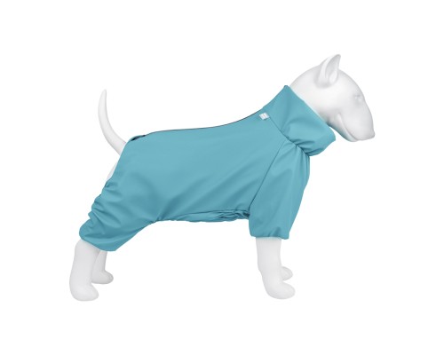 Дощовик для тварин WAUDOG Clothes водонепроникний S40 блакитний (19862)