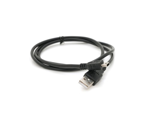 Дата кабель USB 2.0 AM to Mini 5P 0.8m black Voltronic (YT-C/AM-1MnB/5728)