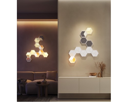 Світильник Govee H106A Glide Hexagon Light Panels Ultra Expansion Pack, 1pc, RGBIC, Wi-Fi/Bluetooth, Purple (H106A007-OF-EU)