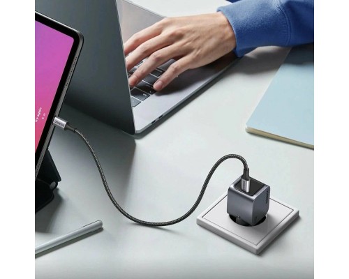 Зарядний пристрій Ugreen USB-C PD30W GaN X703 gray (35006)