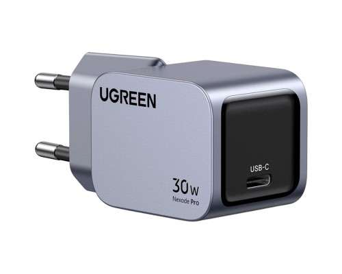 Зарядний пристрій Ugreen USB-C PD30W GaN X703 gray (35006)