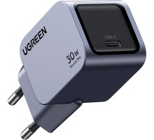 Зарядний пристрій Ugreen USB-C PD30W GaN X703 gray (35006)